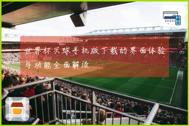 世界杯买球手机版下载的界面体验与功能全面解读